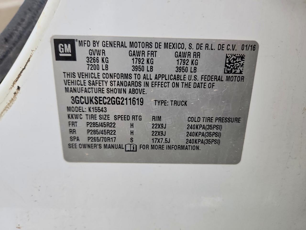 2016 Chevrolet Silverado K1500 LTZ