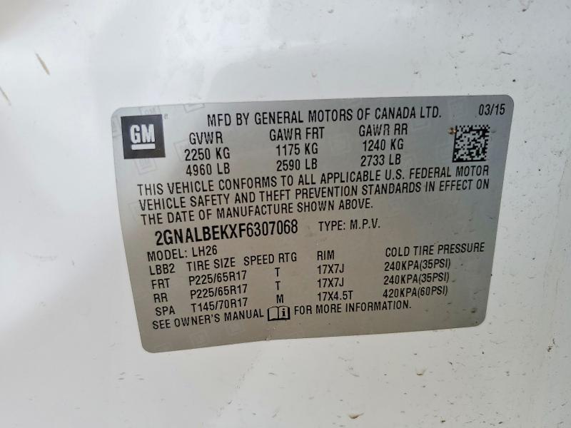 2015 Chevrolet Equinox lt