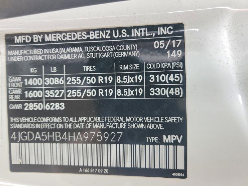 2017 Mercedes-Benz Gle 350 4matic