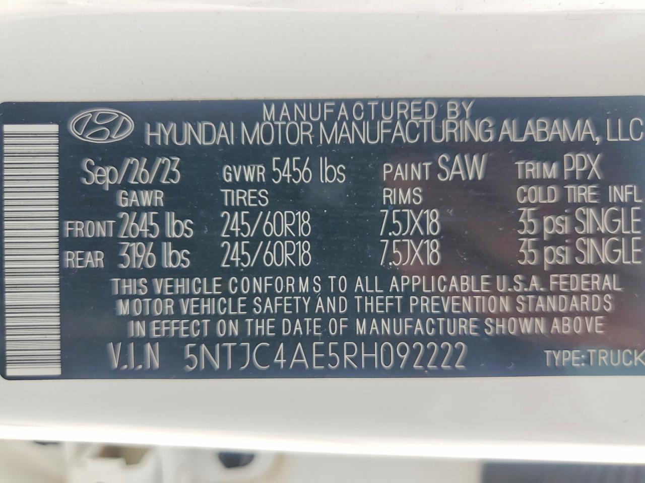 2024 Hyundai Santa Cruz SEL