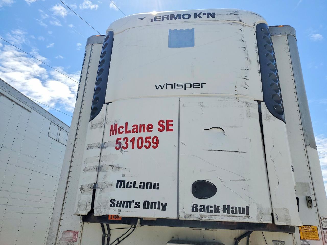 2015 Utility VS2RA Refrigerated Van Trailer
