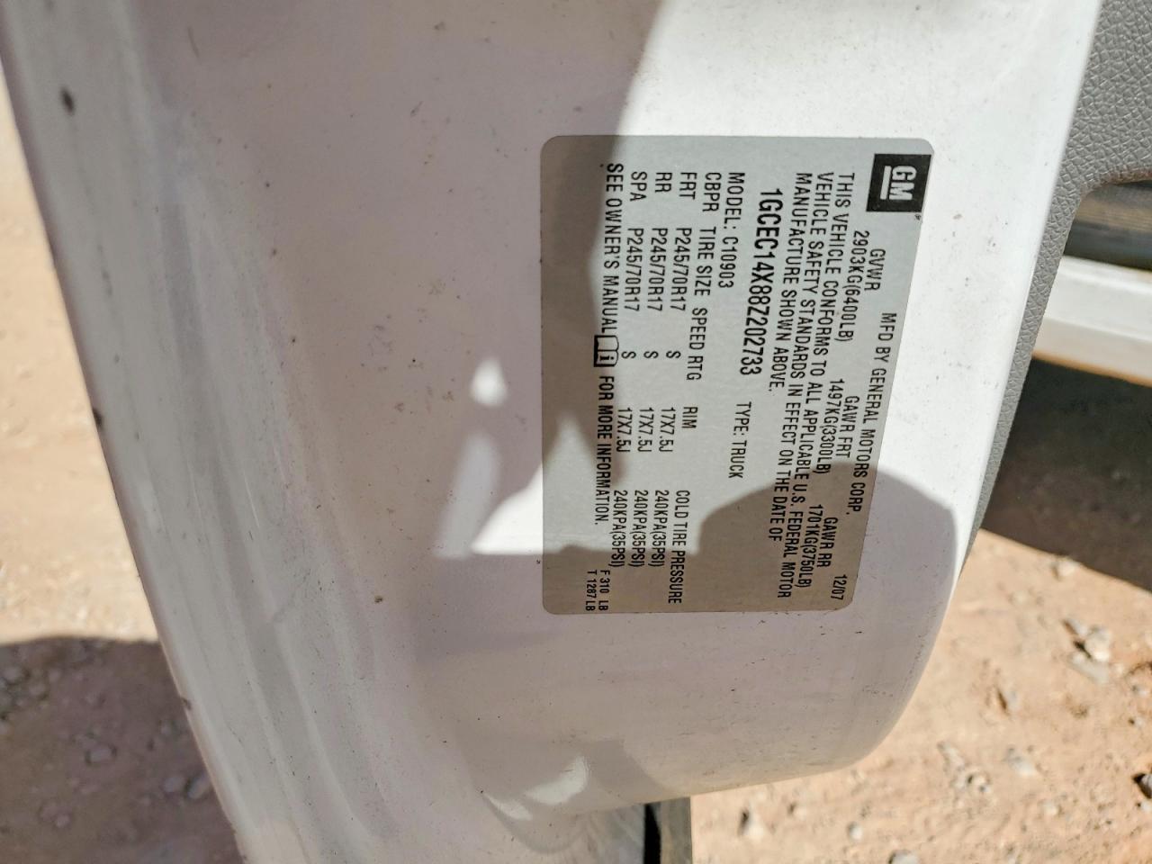 2008 Chevrolet Silverado C1500