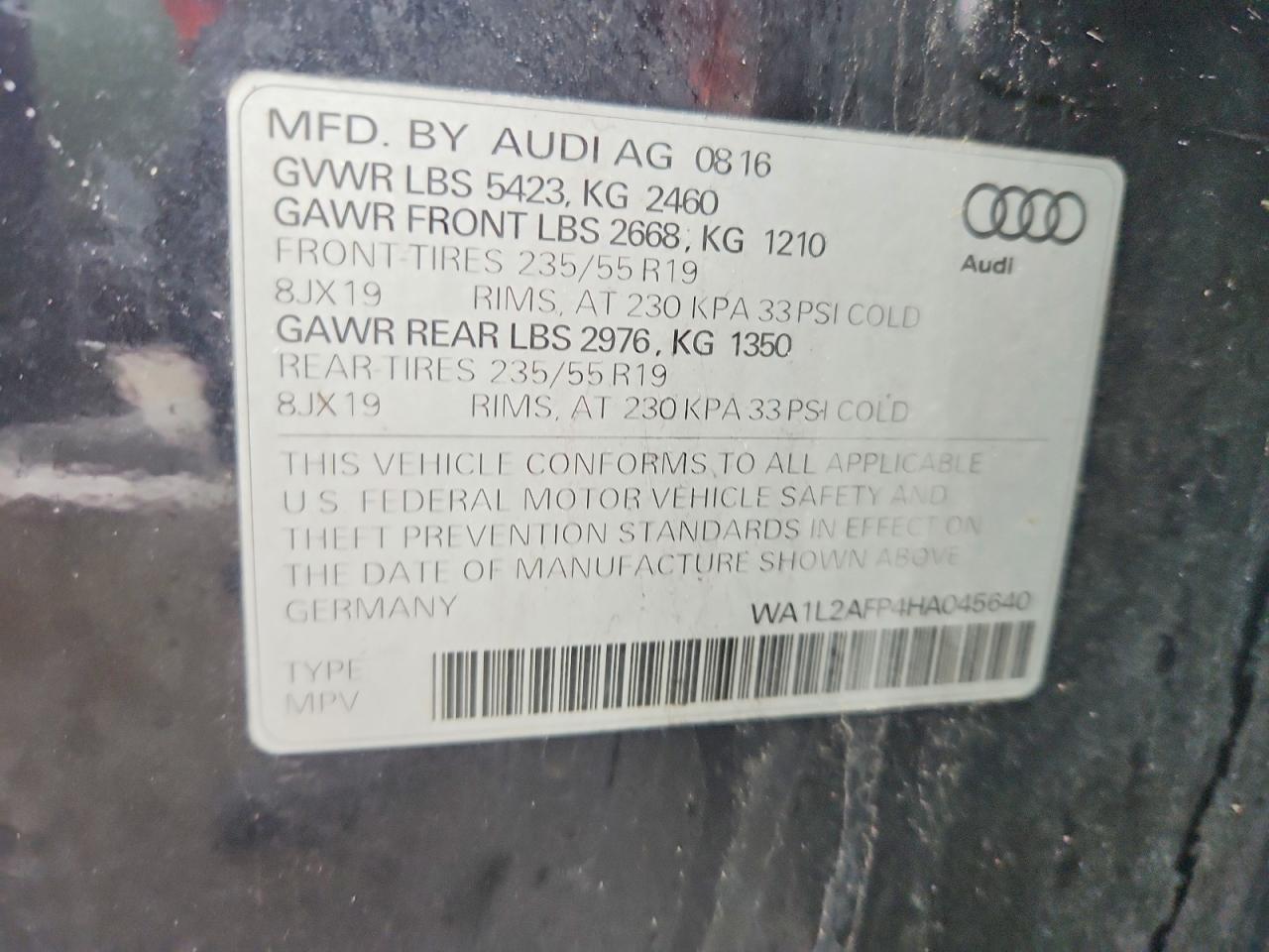 2017 Audi Q5 Premium Plus