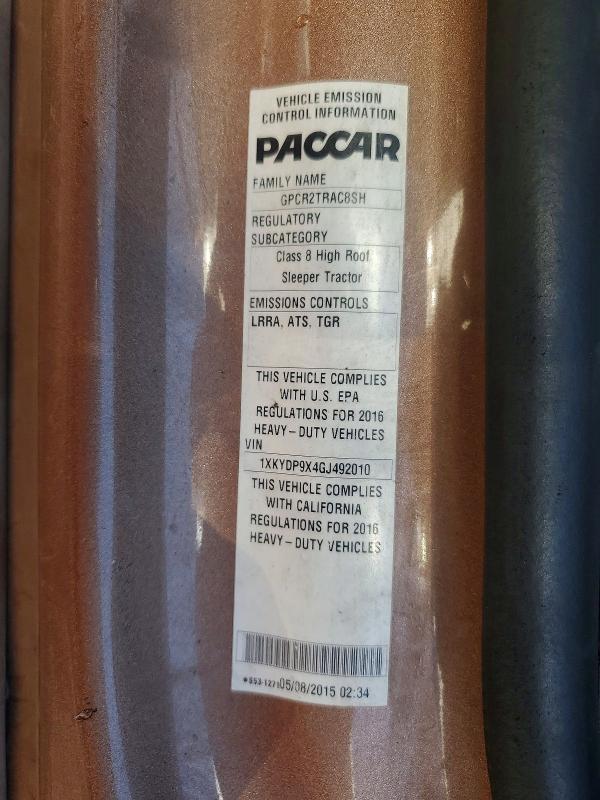 2016 Kenworth Construction T680