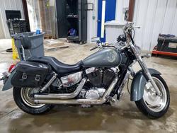 Salvage motorcycles for sale at West Mifflin, PA auction: 2005 Honda VT1100 C2