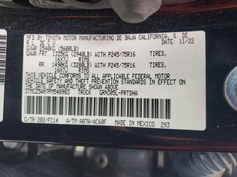 2023 Toyota Tacoma SR5 V6