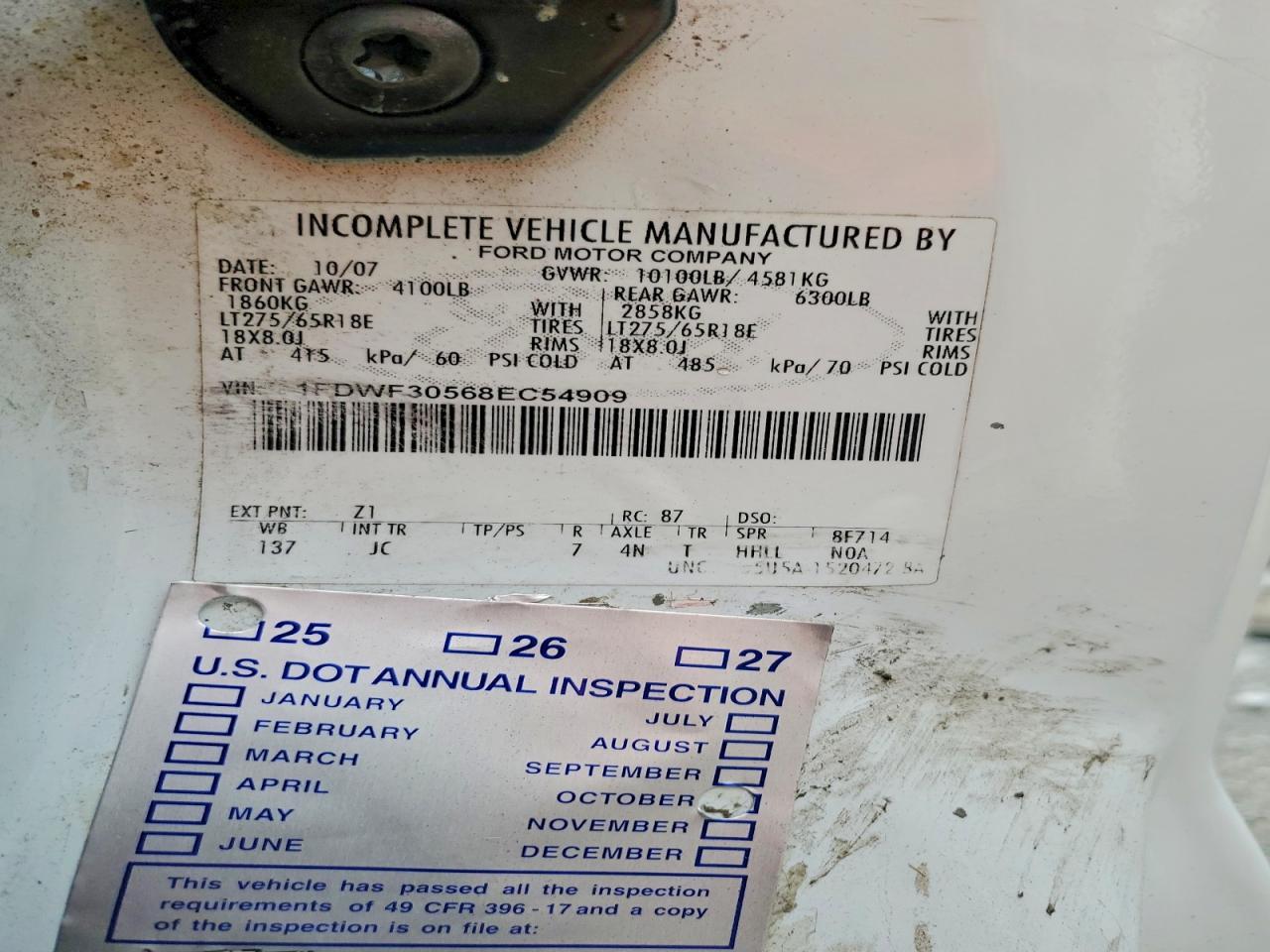 2008 Ford F350 Super Duty Utility / Service Truck