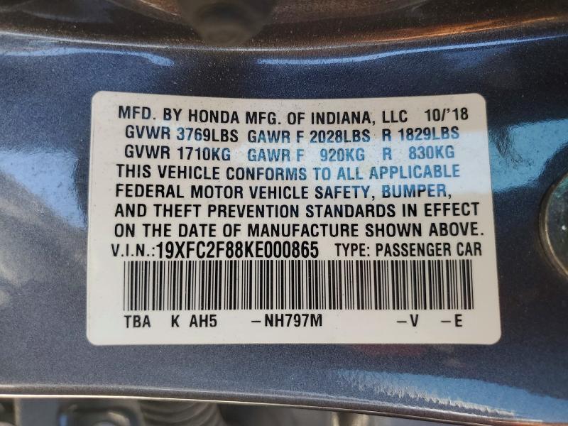 2019 Honda Civic Sport