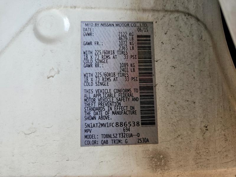 2015 Nissan Rogue sl