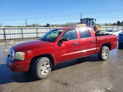 Salvage trucks for sale at Montgomery, AL auction: 2007 Dodge Dakota Quad SLT