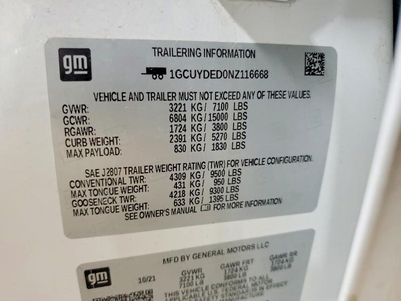 2022 Chevrolet Silverado LTD K1500 LT