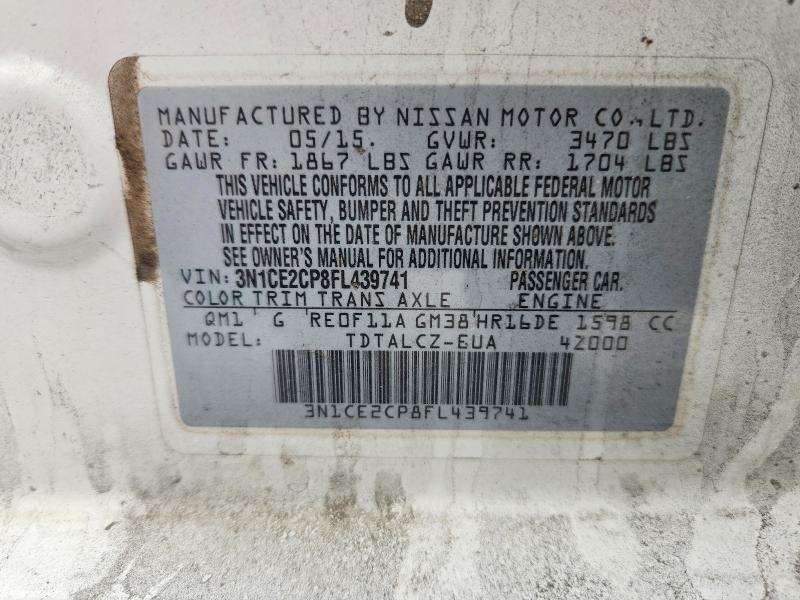 2015 Nissan Versa Note s Plus