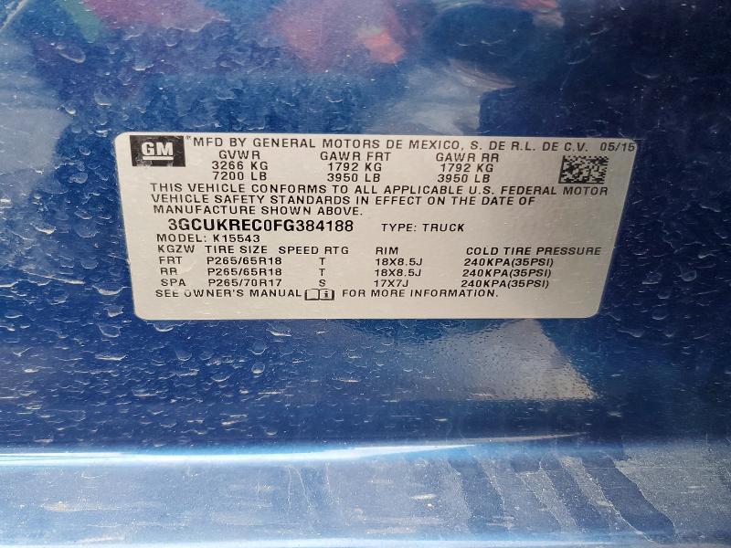 2015 Chevrolet Silverado K1500 LT