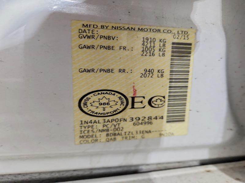 2015 Nissan Altima 2.5