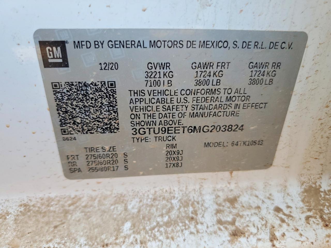 2021 GMC Sierra K1500 AT4
