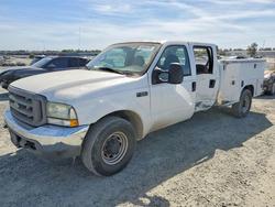 Salvage trucks for sale at Antelope, CA auction: 2002 Ford F250 Super Duty Utility / Service Truck