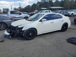 Salvage cars for sale from Copart Savannah, GA: 2011 Nissan Maxima 3.5 s