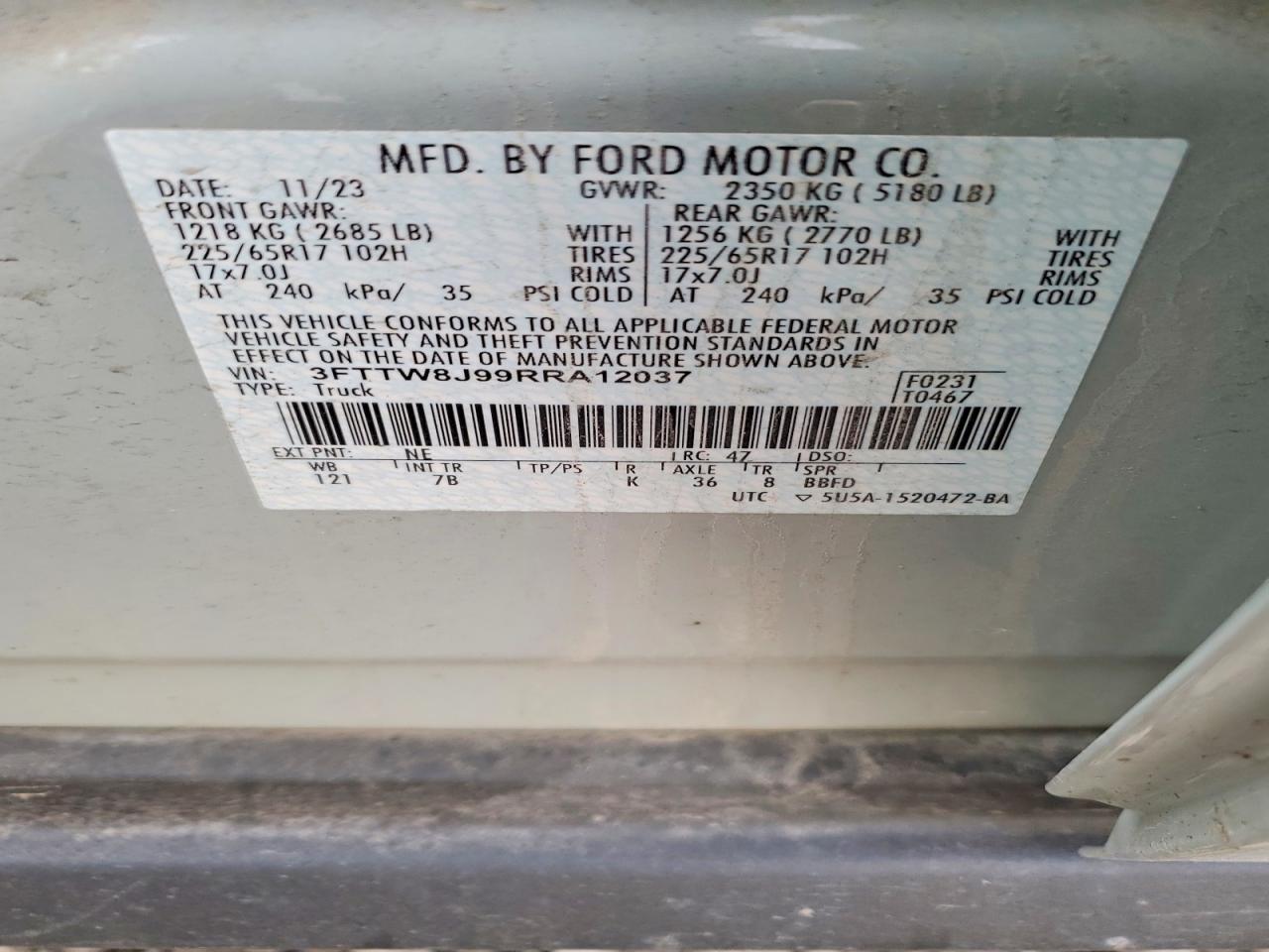 2024 Ford Maverick XLT