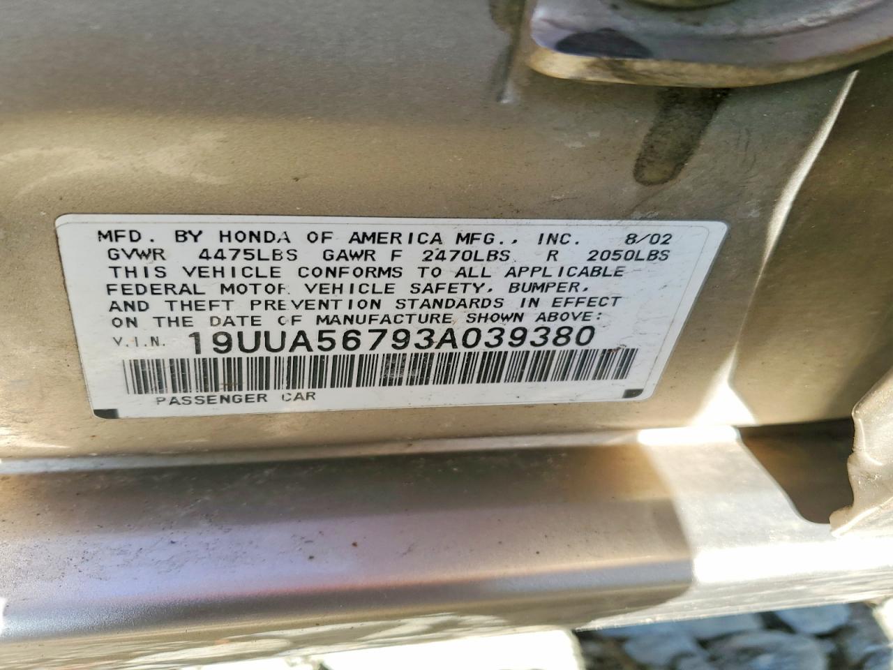 2003 Acura 3.2tl