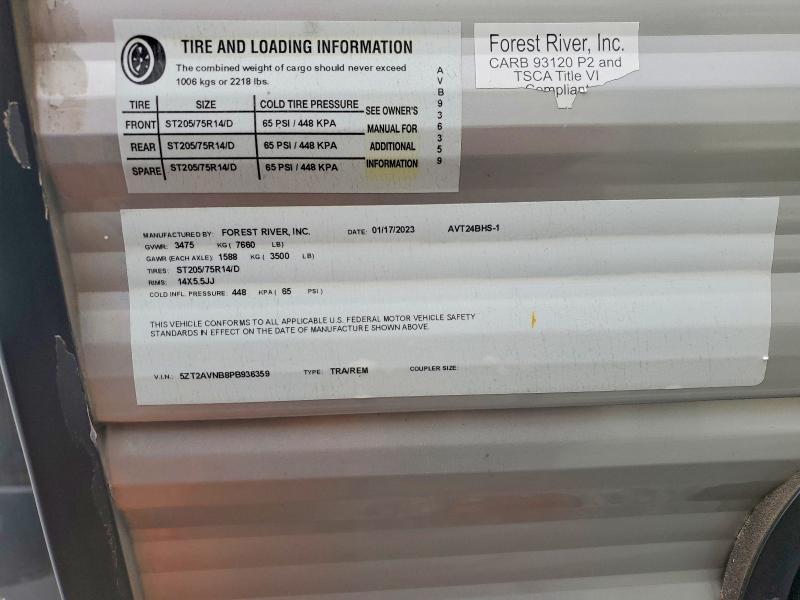 2023 Foresriver 2023 Forest River Avenger Camper