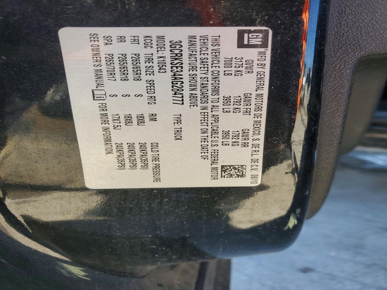 2010 Chevrolet Silverado K1500 LT