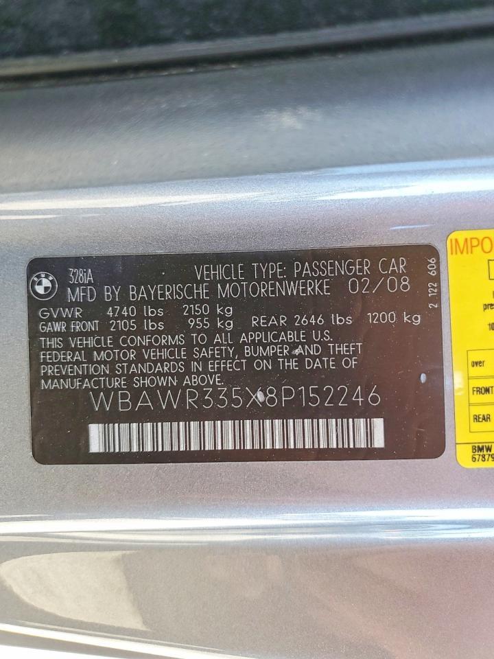 2008 BMW 328 i Sulev