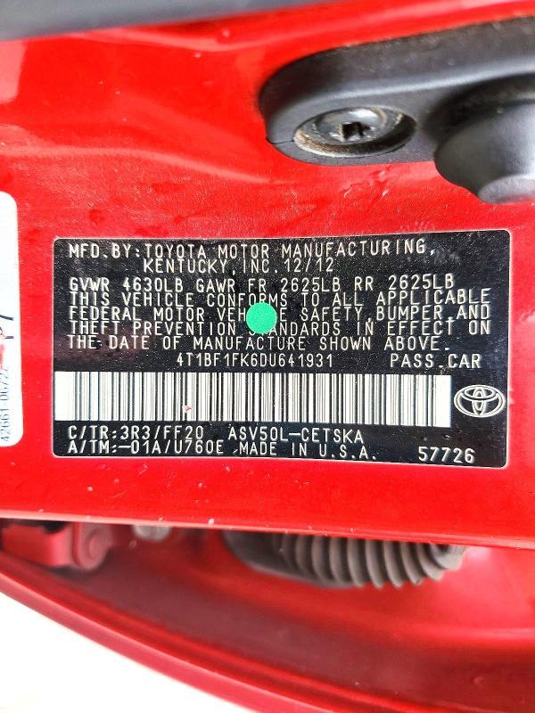 2013 Toyota Camry se