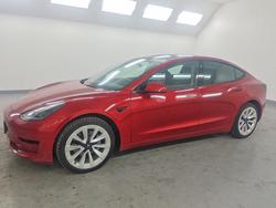Tesla salvage cars for sale: 2022 Tesla Model 3