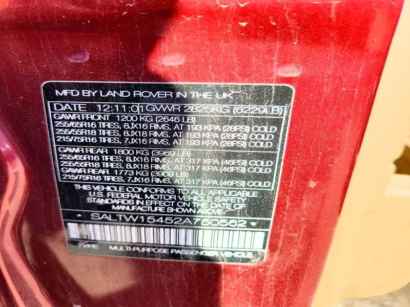 2002 Land Rover Discovery ii se