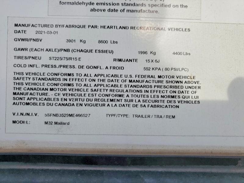 2021 Heartland Mallard Camper