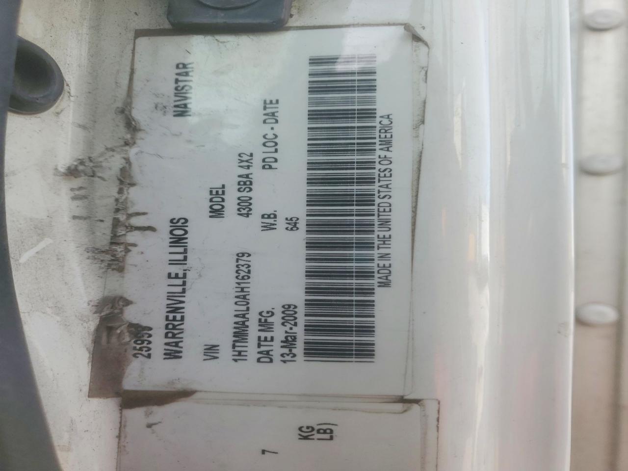 2010 International 4300 BOX Truck