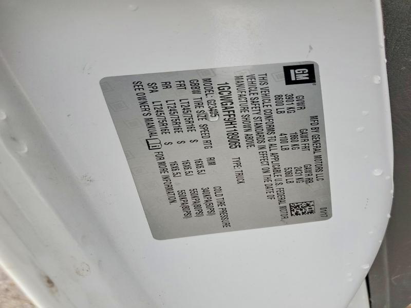 2017 Chev Express G2500