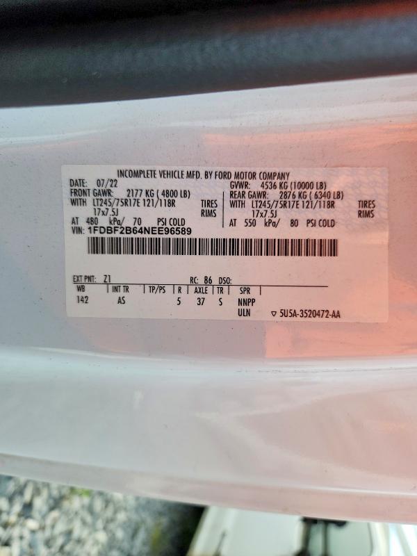 2022 Ford F250 Super Duty Utility / Service Truck