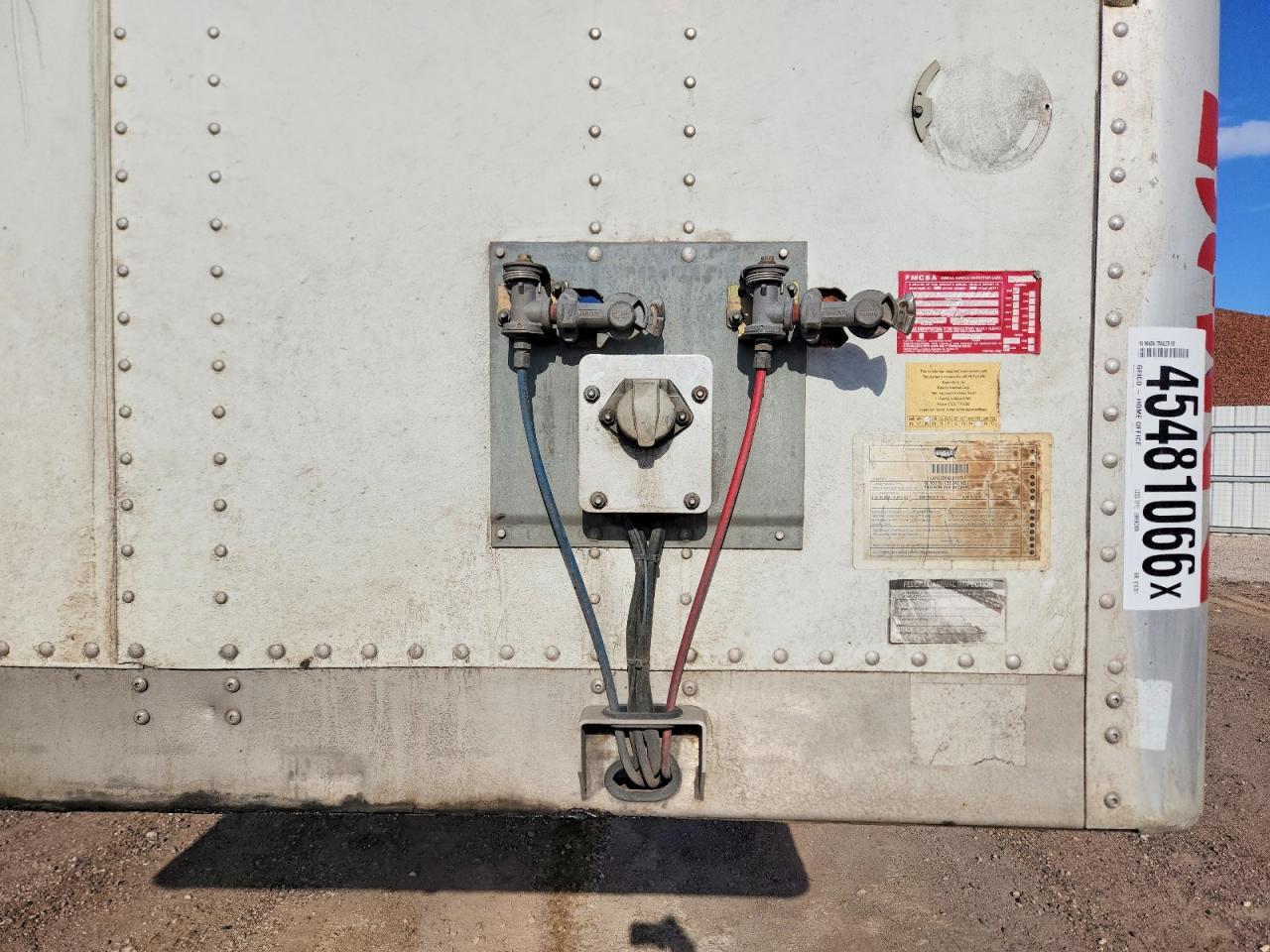 2016 Wabash Dvcvhpc DRY Van Trailer