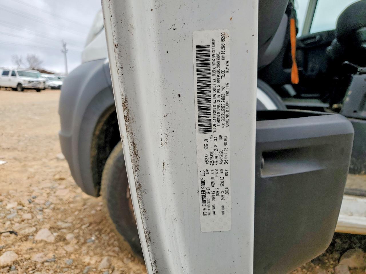 2014 Dodge RAM Promaster 3500 Delivery Van