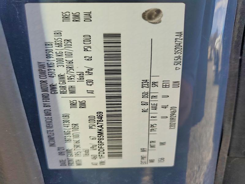 2021 Ford Transit Delivery Truck