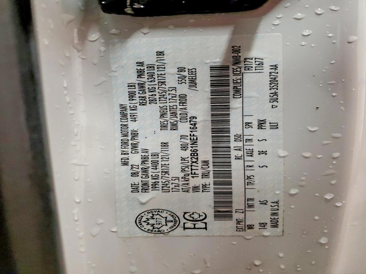 2022 Ford F250 Super Duty