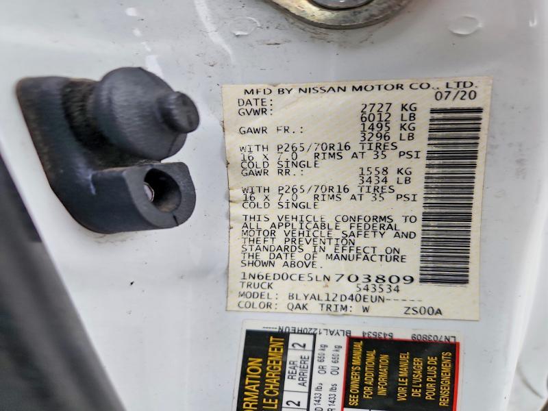 2020 Nissan Frontier S