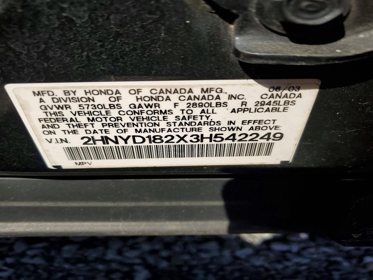 2003 Acura MDX