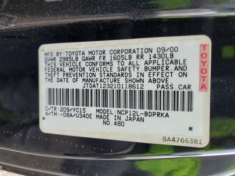 2001 Toyota Echo Base