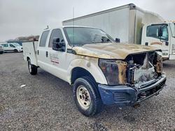 Salvage trucks for sale at Assonet, MA auction: 2015 Ford F350 Super Duty Utility / Service Truck