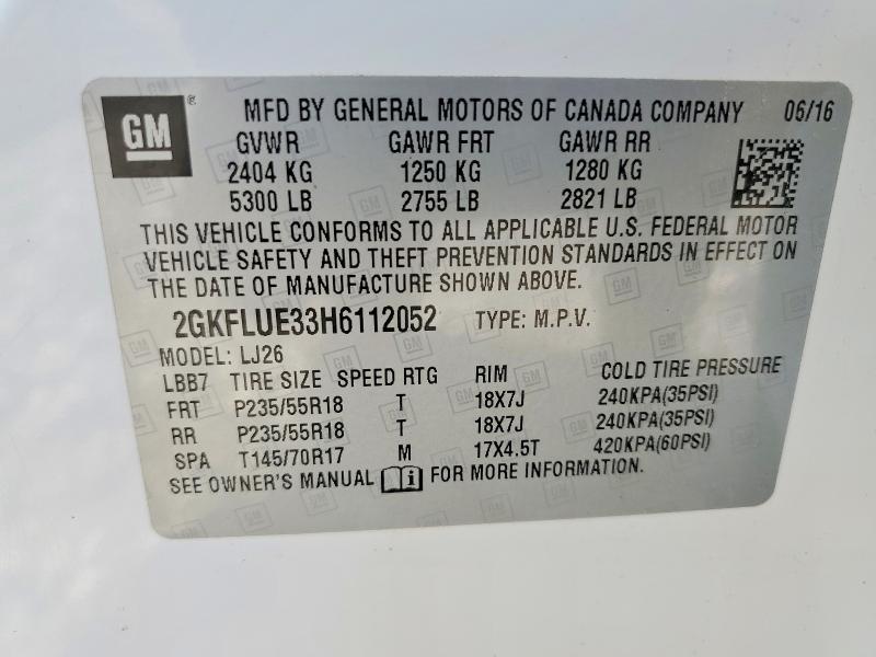 2017 GMC Terrain slt