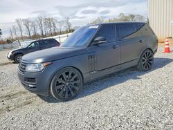 2015 Land Rover Range Rover Supercharged en venta en Spartanburg, SC