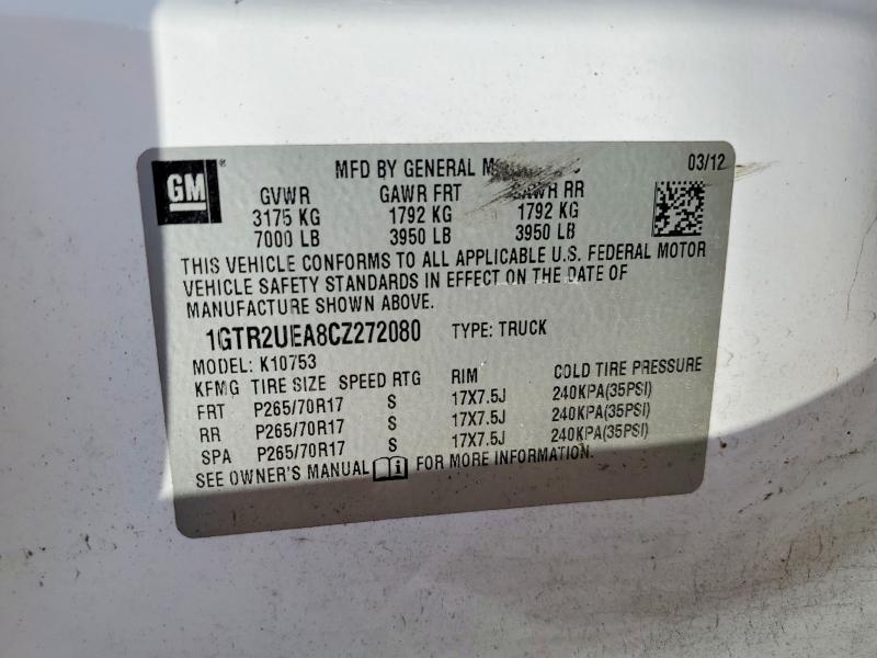 2012 GMC Sierra K1500 sl