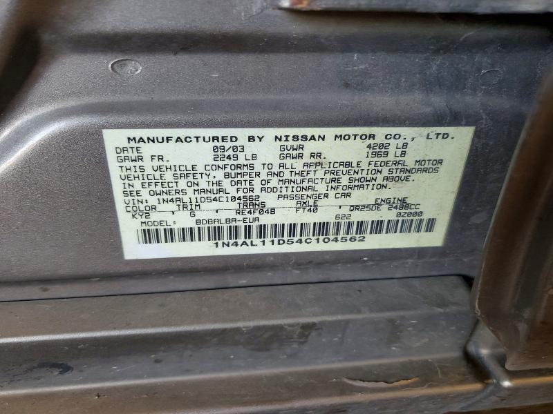 2004 Nissan Altima 2.5