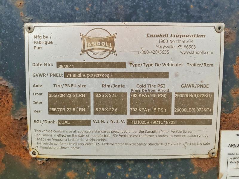 2012 Landoll Lowboy Equipment Trailer