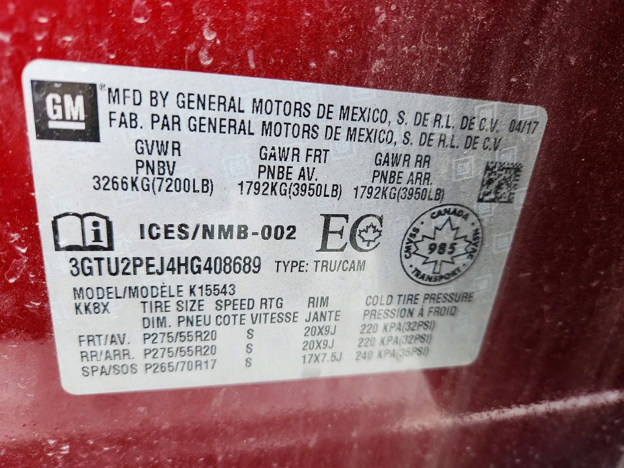 2017 GMC Sierra K1500 Denali