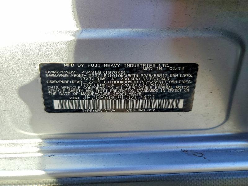 2014 Subaru Xv Crosstrek 2.0 Limited