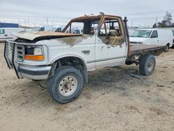 Salvage Trucks for sale at auction: 1994 Ford F350 Super Duty Flatbed Truck