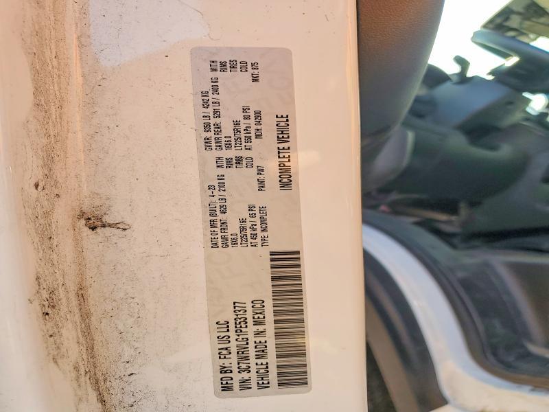 2023 Dodge RAM Promaster 3500 Delivery Truck